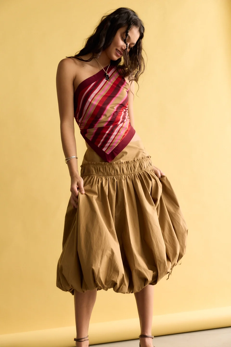 Sea Salt Midi Bubble Skirt - 1