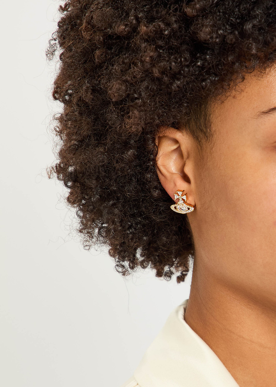 Vivienne Westwood Mila Pavé Stud Earrings - 2
