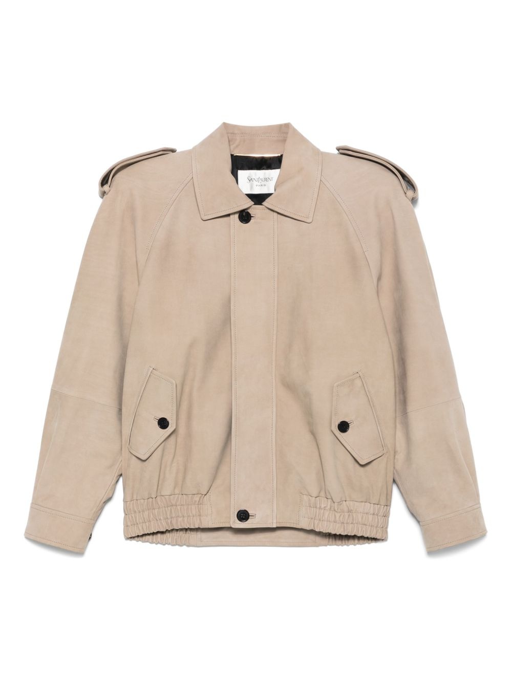 suede bomber jacket - 1