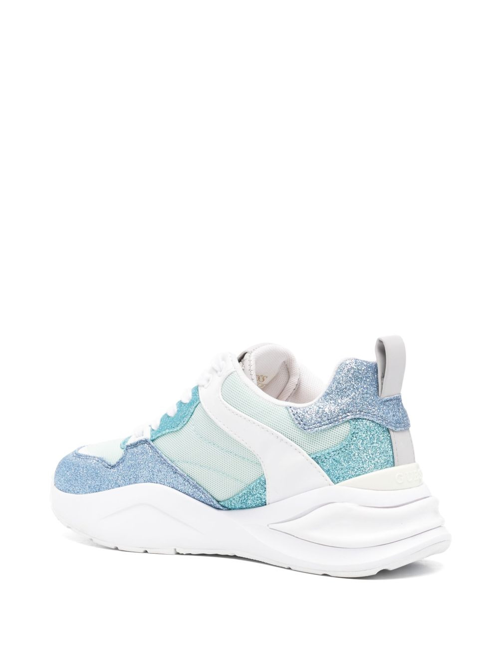 glitter panelled sneakers - 3