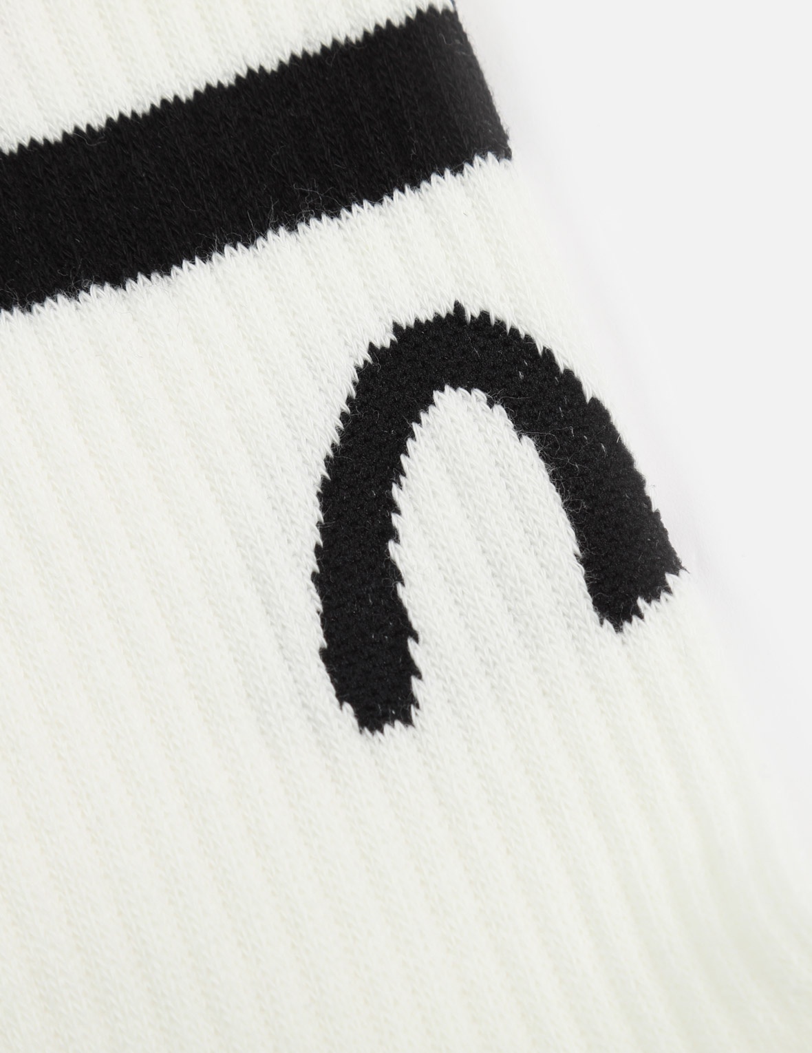 SEAGULL AND LOGO JACQUARD LONG SOCKS - 3