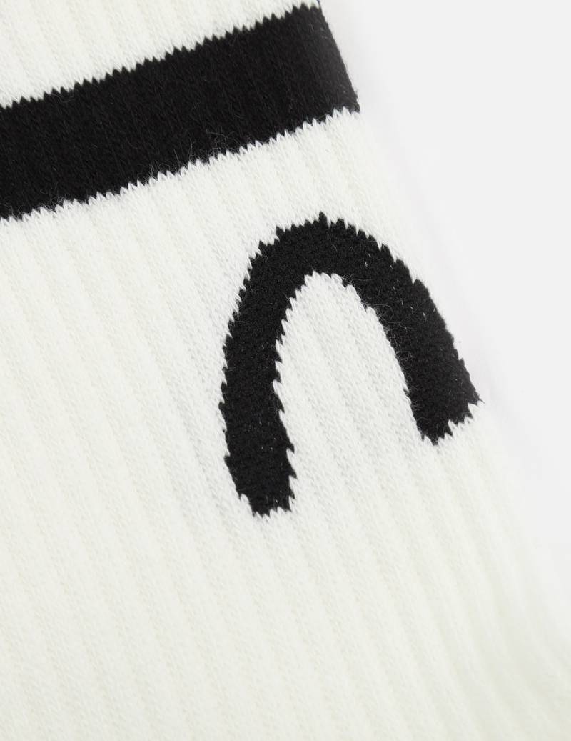 SEAGULL AND LOGO JACQUARD LONG SOCKS 3