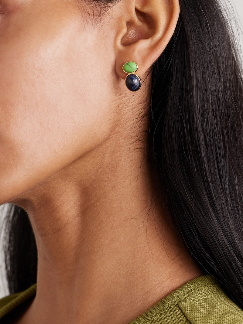 ROXANNE ASSOULIN Gold-tone Multi-stone Earrings outlook