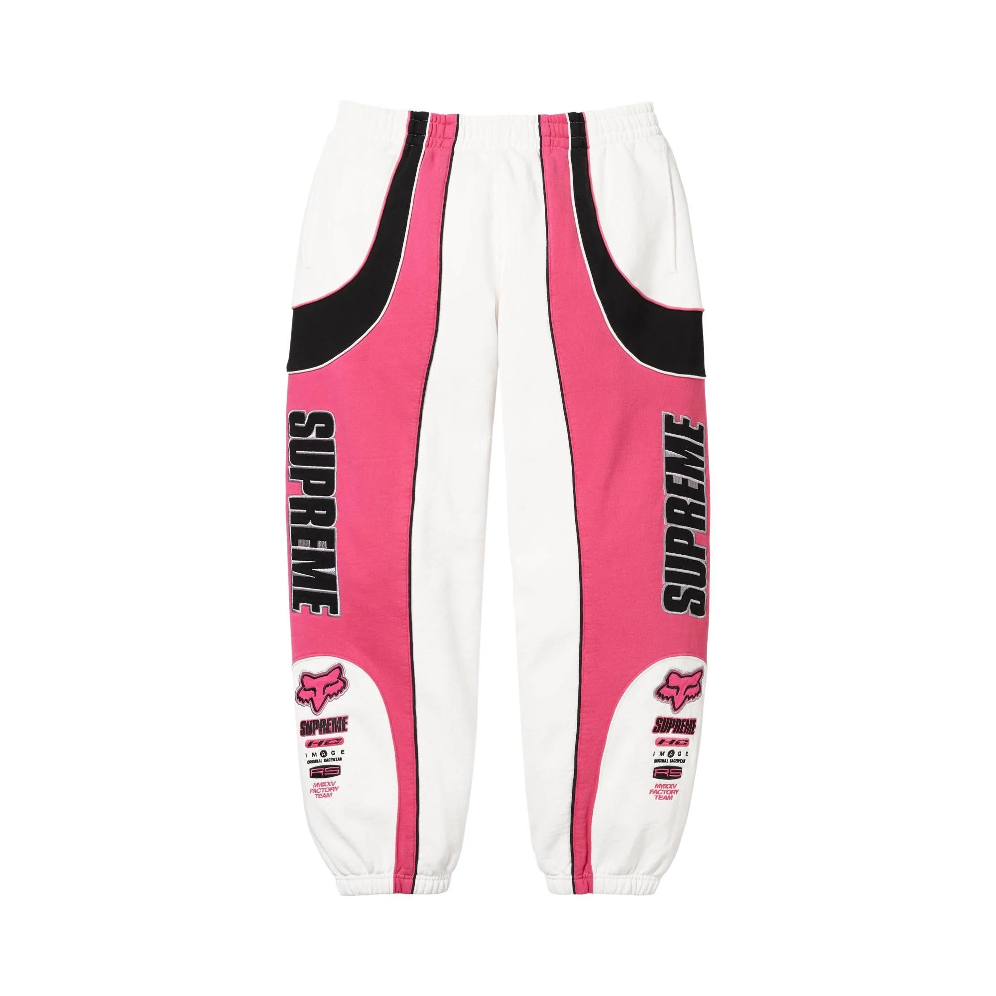 Supreme x Fox Racing Sweatpant 'White' - 1