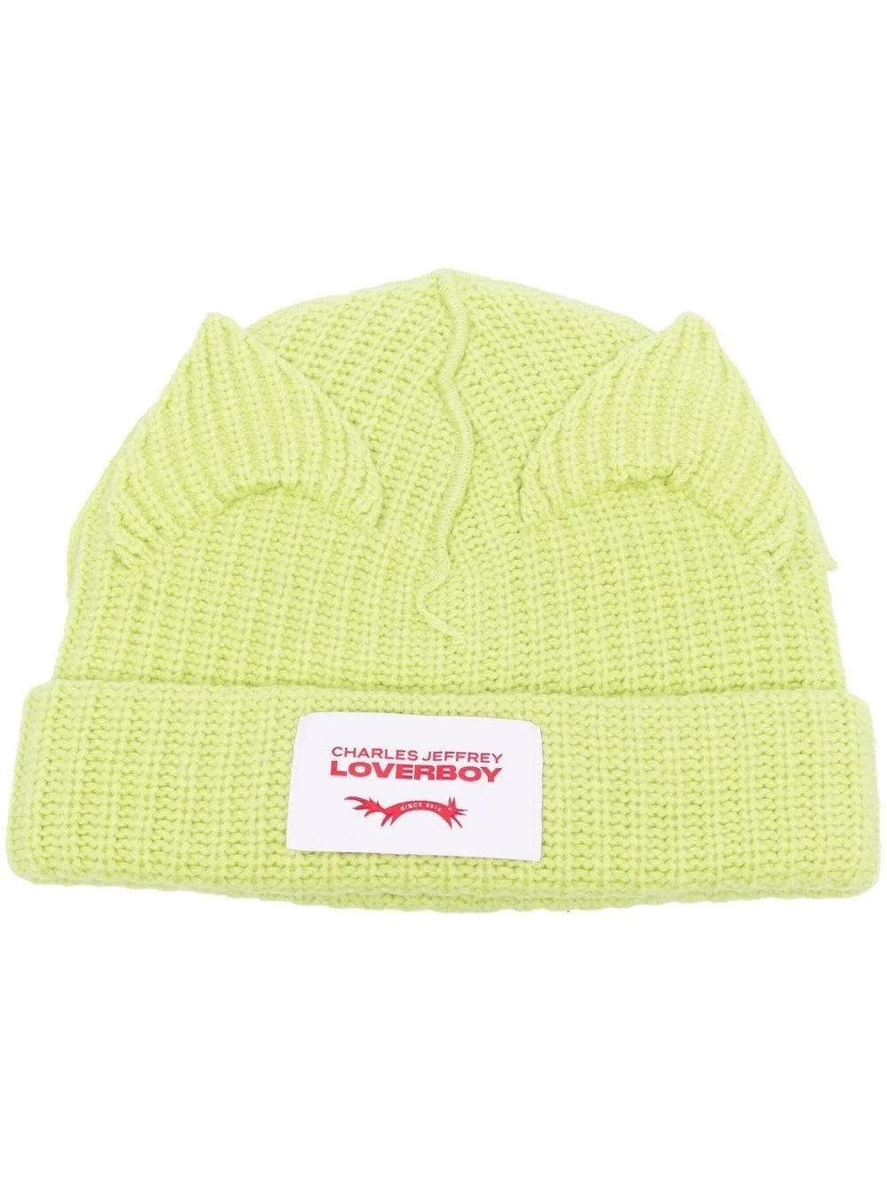 chunky-knit pop-up ears beanie - 1