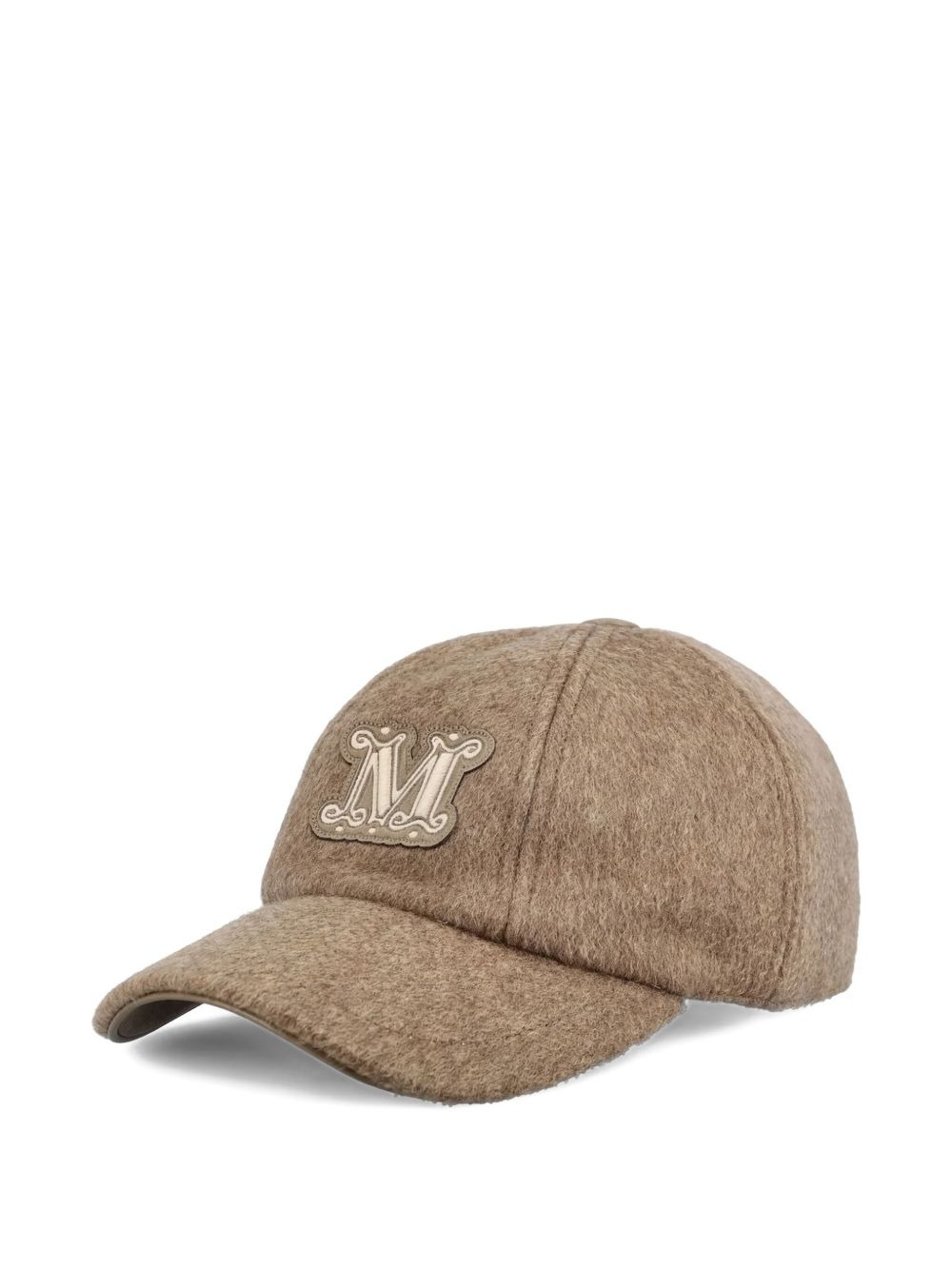 logo-plaque cashmere cap - 2
