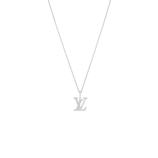 Idylle blossom white gold necklace Louis Vuitton Silver in White