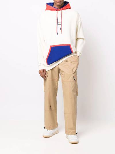 MSGM colour-block hoodie outlook