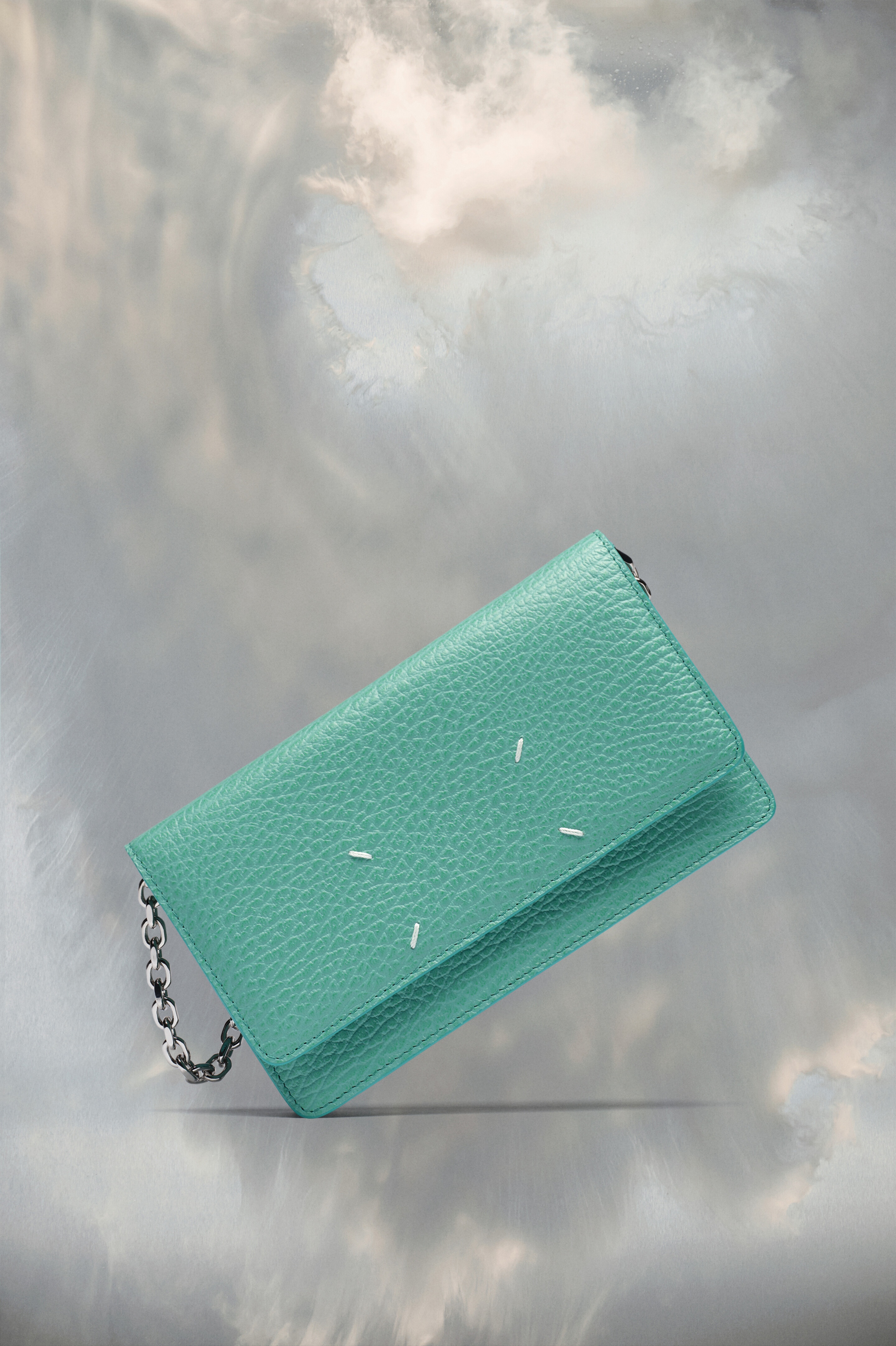 Four stitches chain wallet - 1