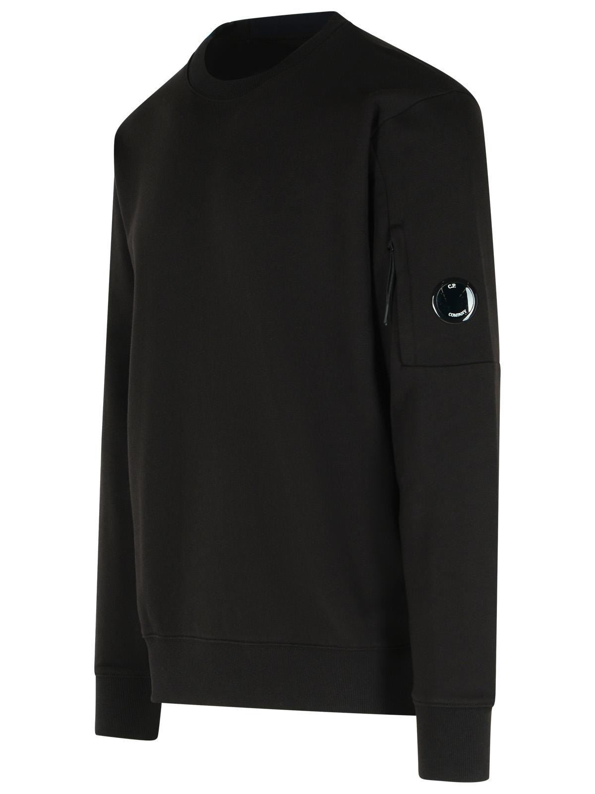 C.P. Company 'Raised' Black Cotton Sweatshirt Men - 2