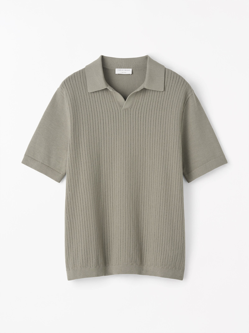 Eoin P Rib-Knit Polo 1
