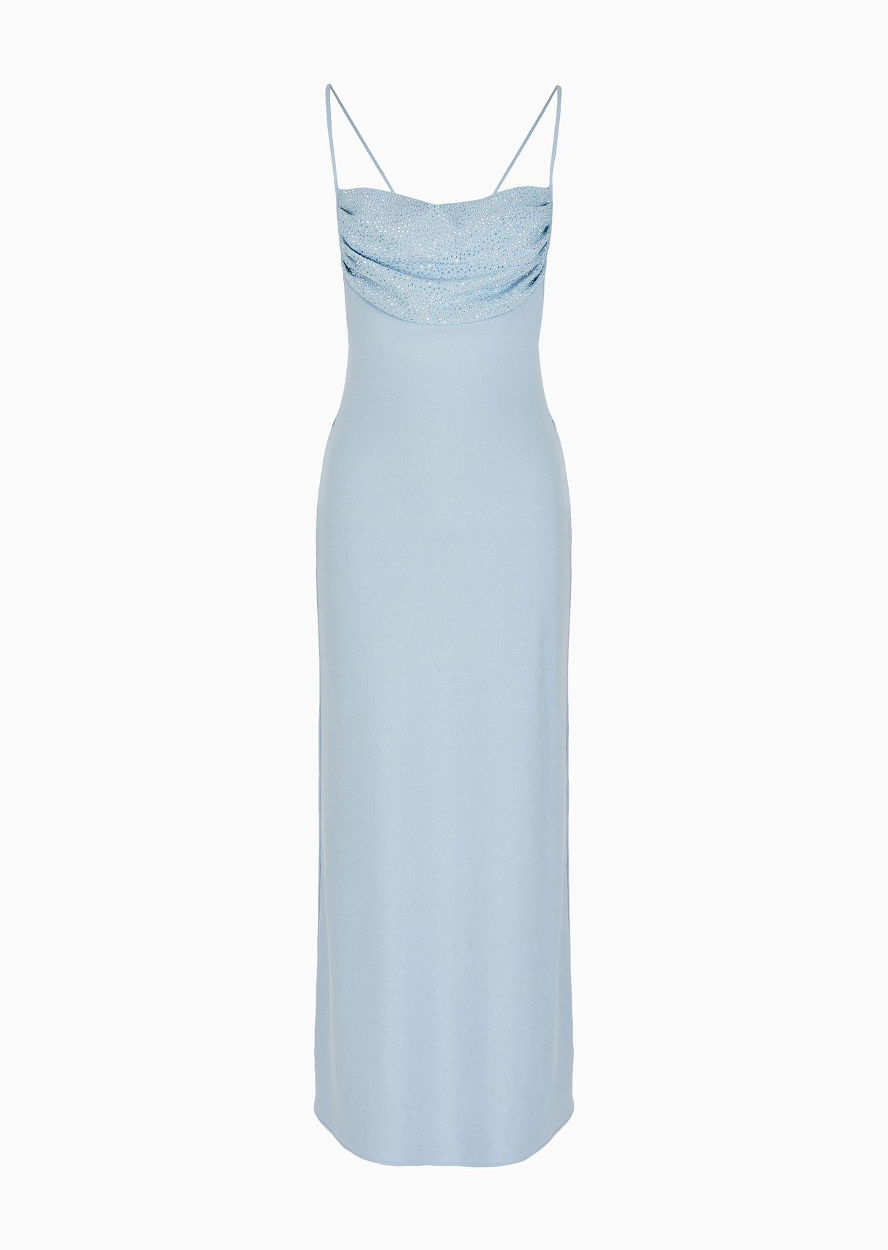 Bonded-viscose long dress - 1