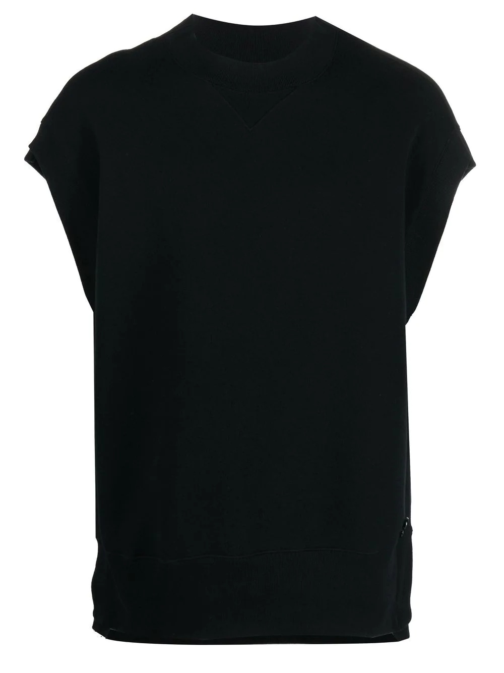 short-sleeved round-neck sweatshirt - 1