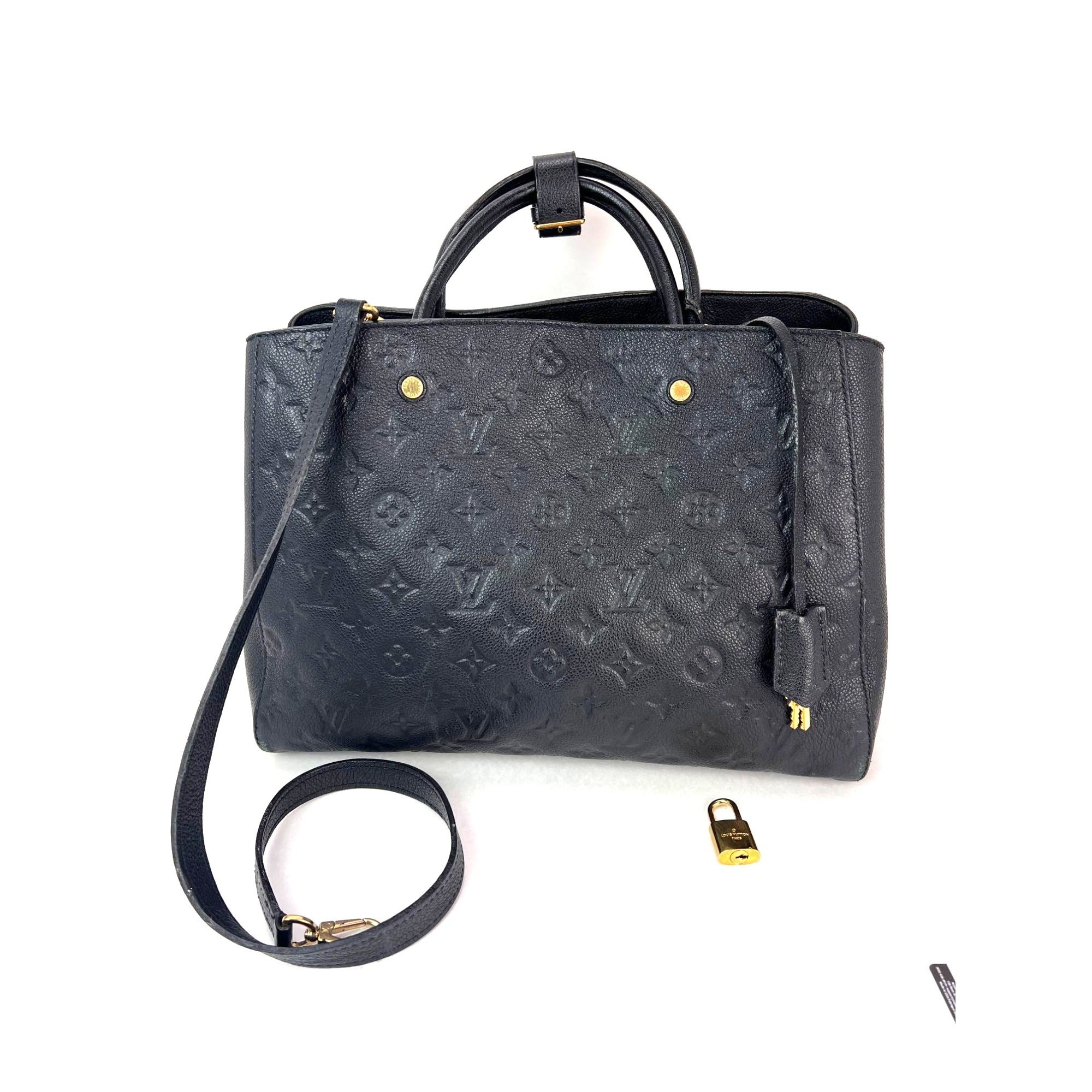 Louis Vuitton Montaigne GM Black Empriente Leather Shouder bag - 2