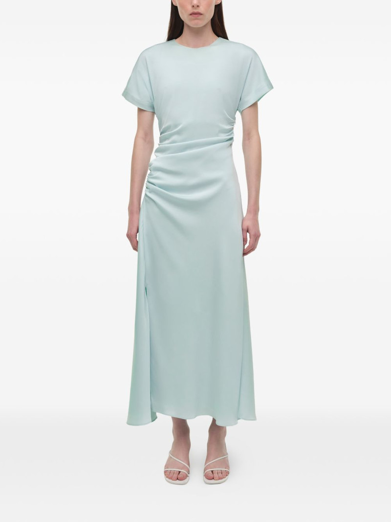 Marabella side-gathered maxi dress 1