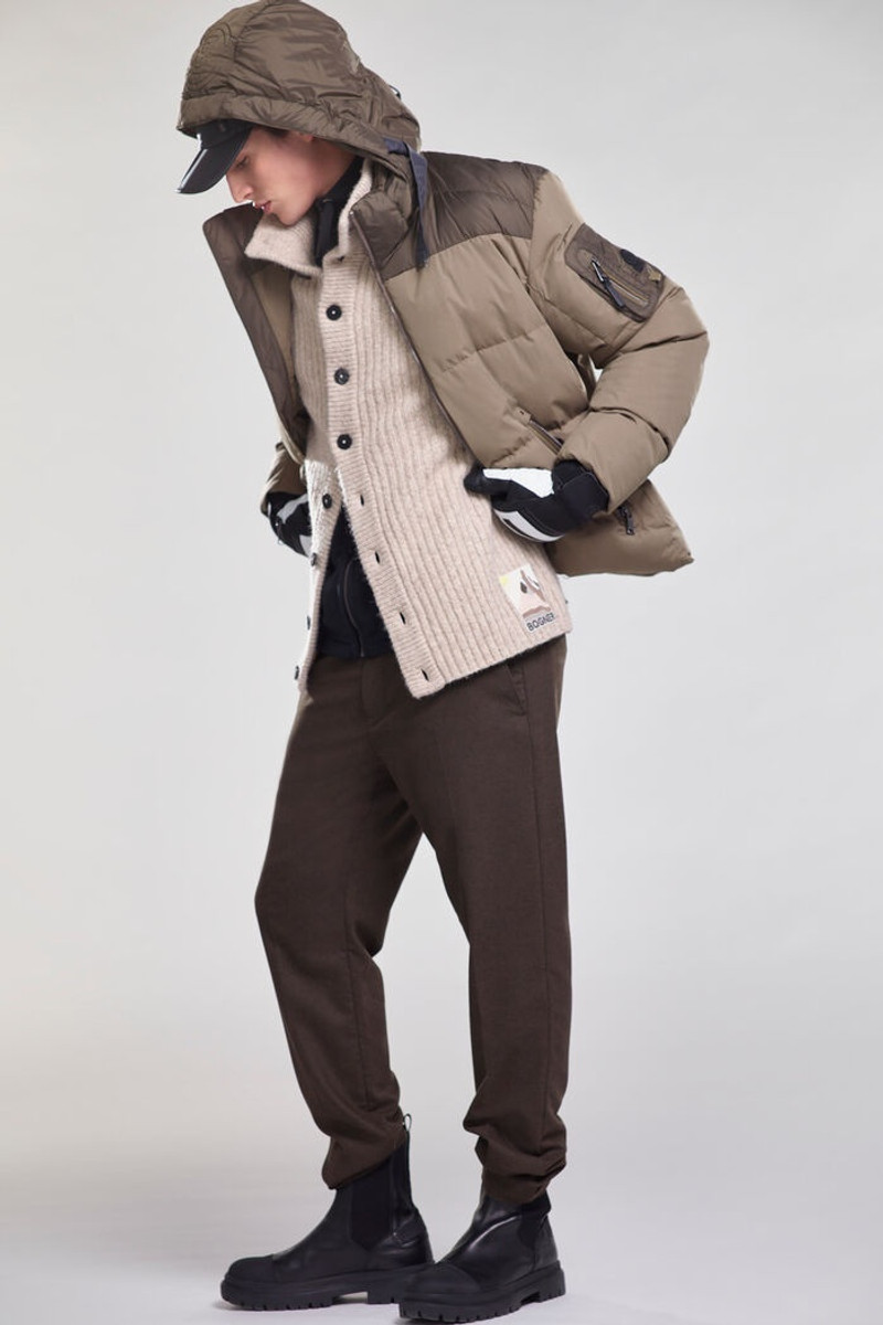 Riley Wool-blend chinos in Brown 7