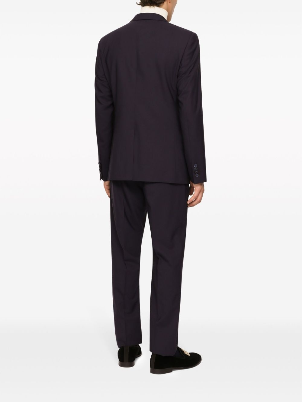 single-breasted virgin-wool blazer and waistcoat set - 4