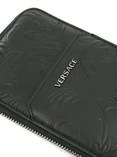 VERSACE logo plaque card holder outlook