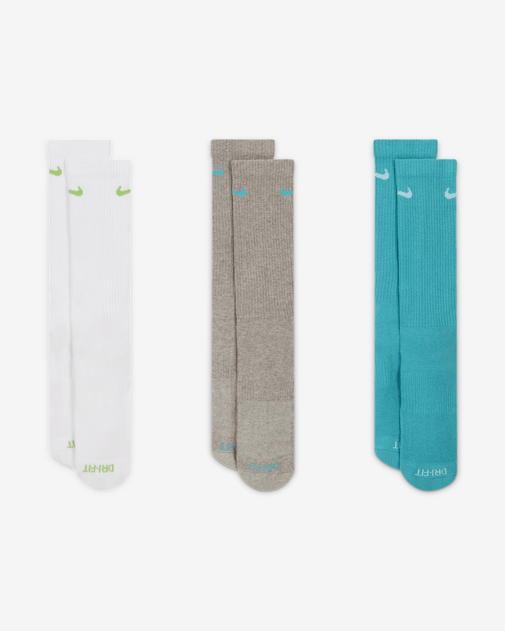 Nike Everyday Plus Cushioned Training Crew Socks (3 Pairs) - 2