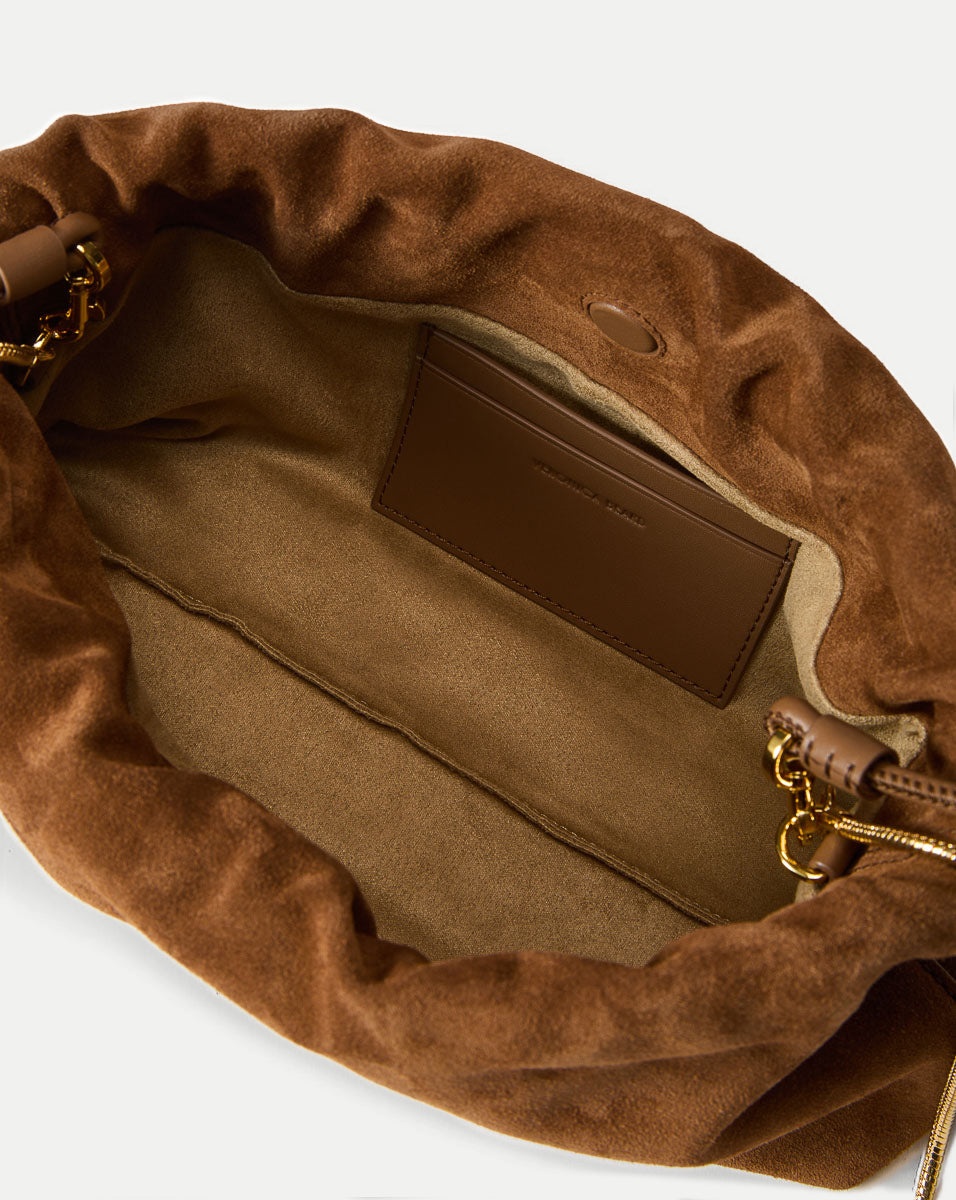 SMALL VERONICA BEARD SUEDE STASH BAG - 4
