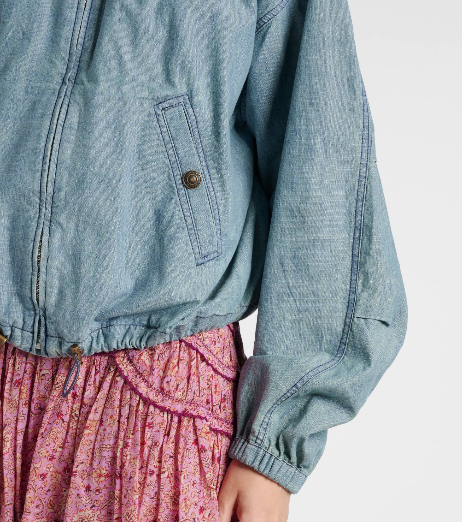 Plume chambray bomber jacket - 5