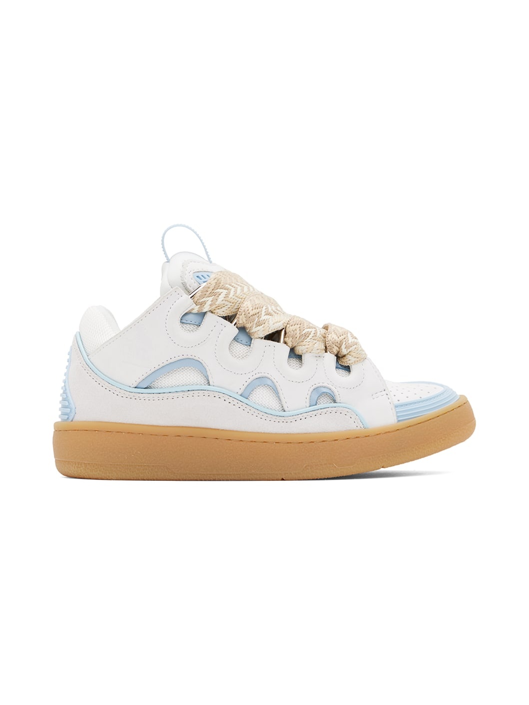 SSENSE Exclusive Blue & Gray Curb Sneakers - 1