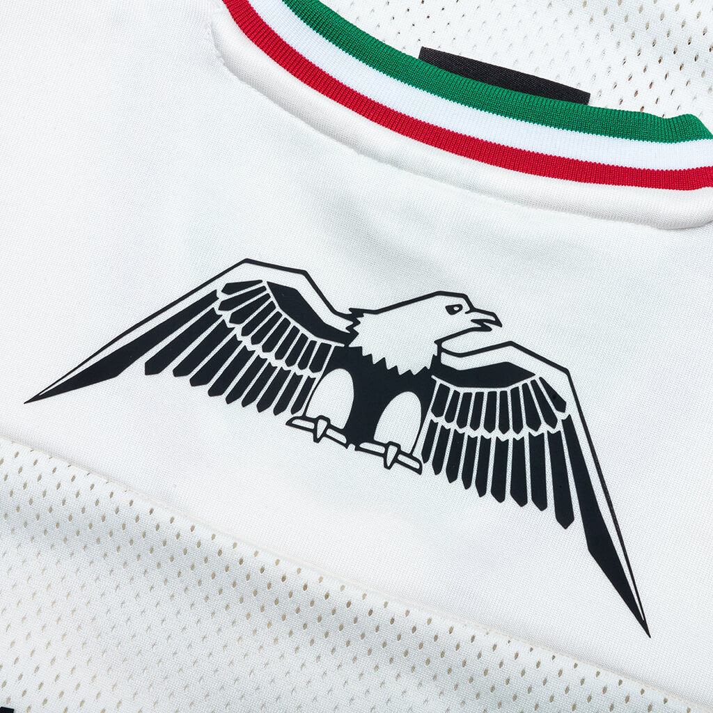 ADIDAS ORIGINALS X WILLY CHAVARRIA BASKETBALL JERSEY - OFF WHITE/BLACK - 3