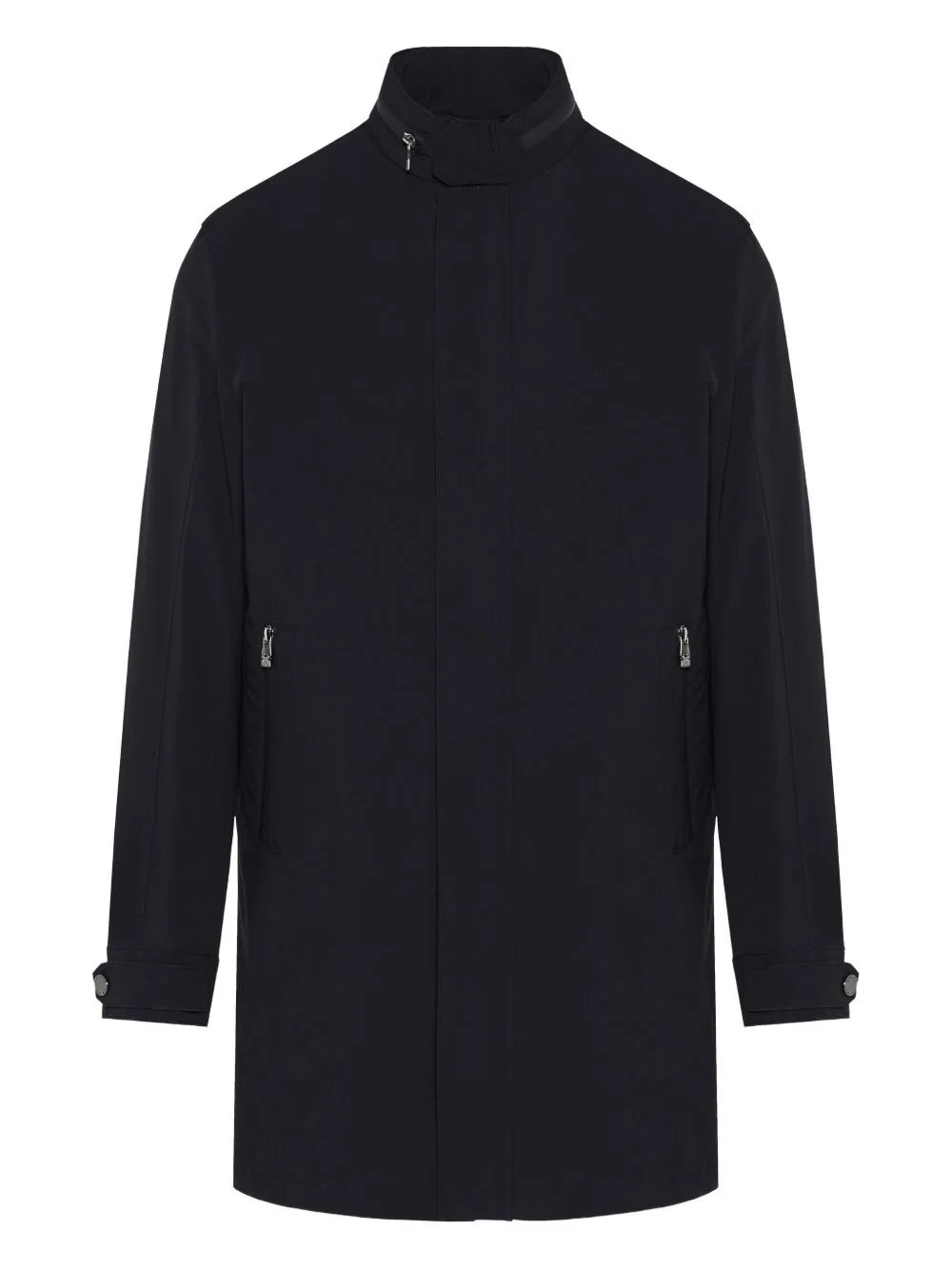 high-neck zip-fastening jacket - 1