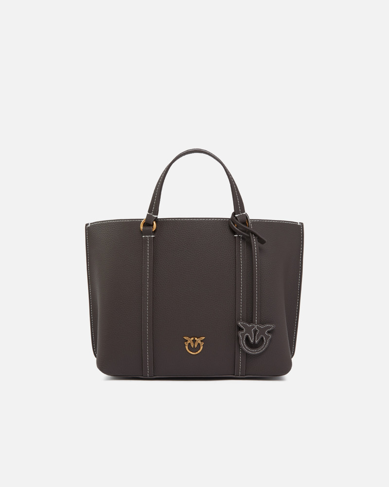 LARGE TUMBLED LEATHER SHOPPER BAG 1