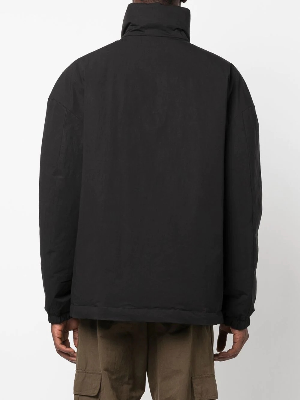 high-neck zipped jacket - 4