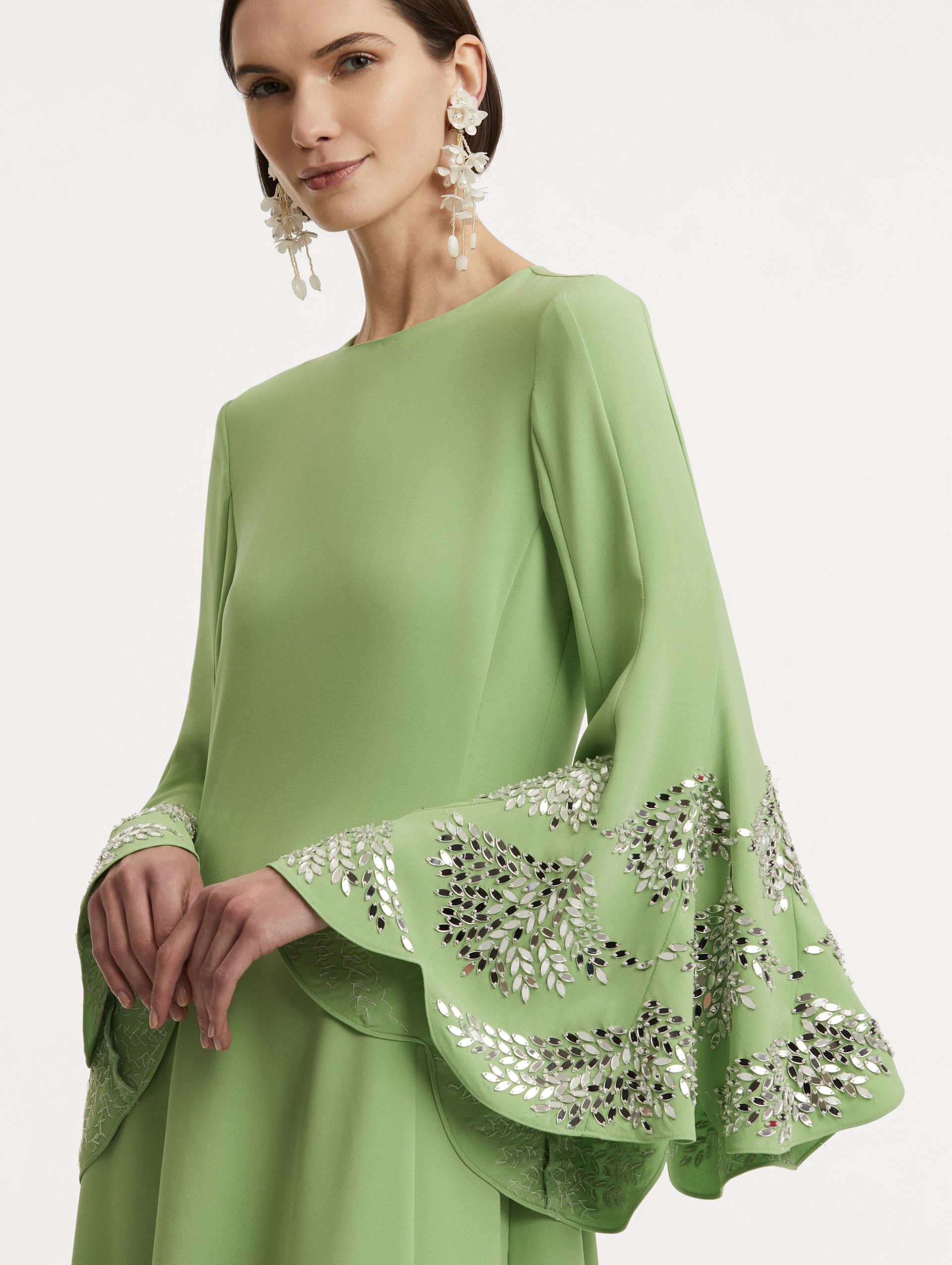 FERN EMBROIDERED CAFTAN - 5