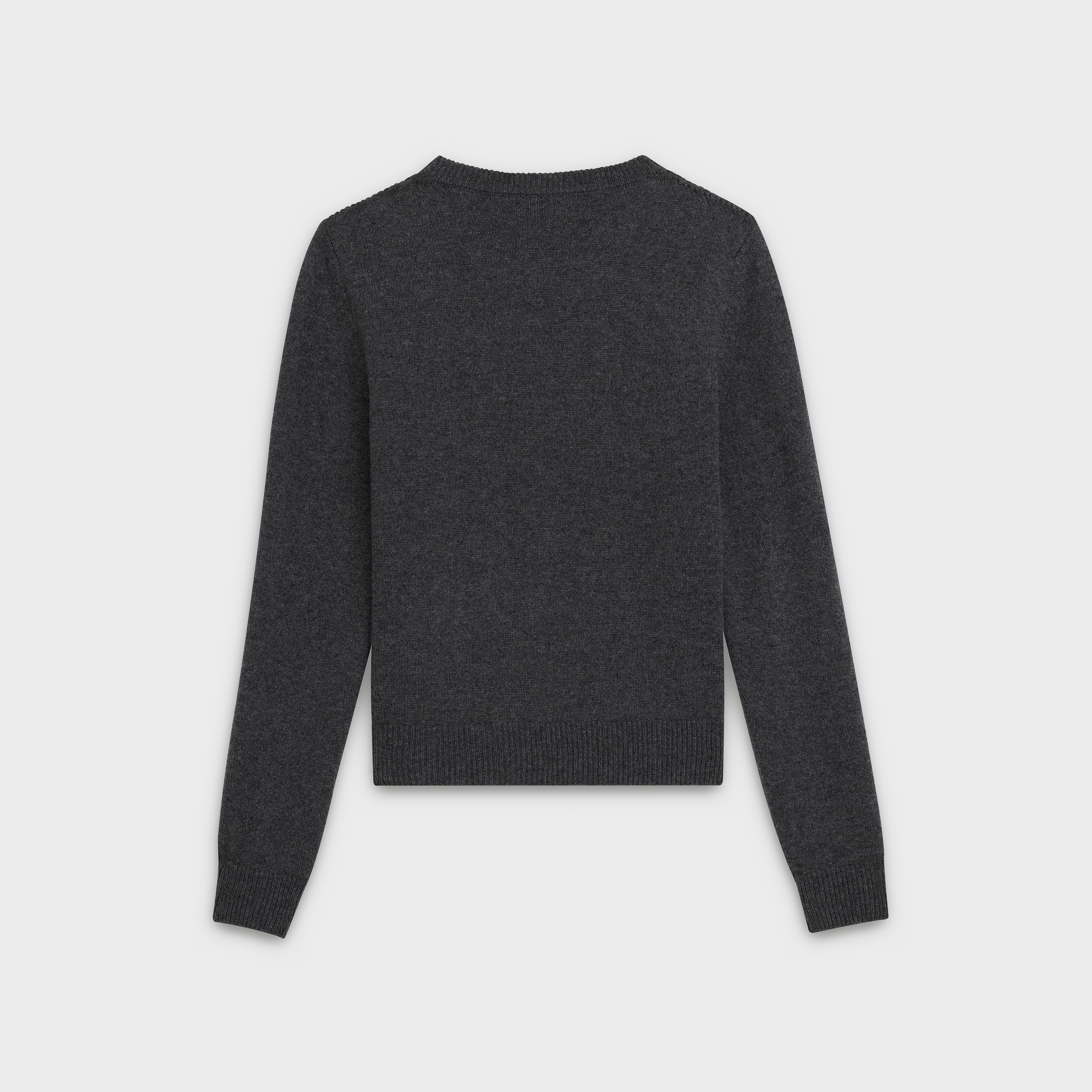 CREW NECK SWEATER IN ICONIC CASHMERE - 2