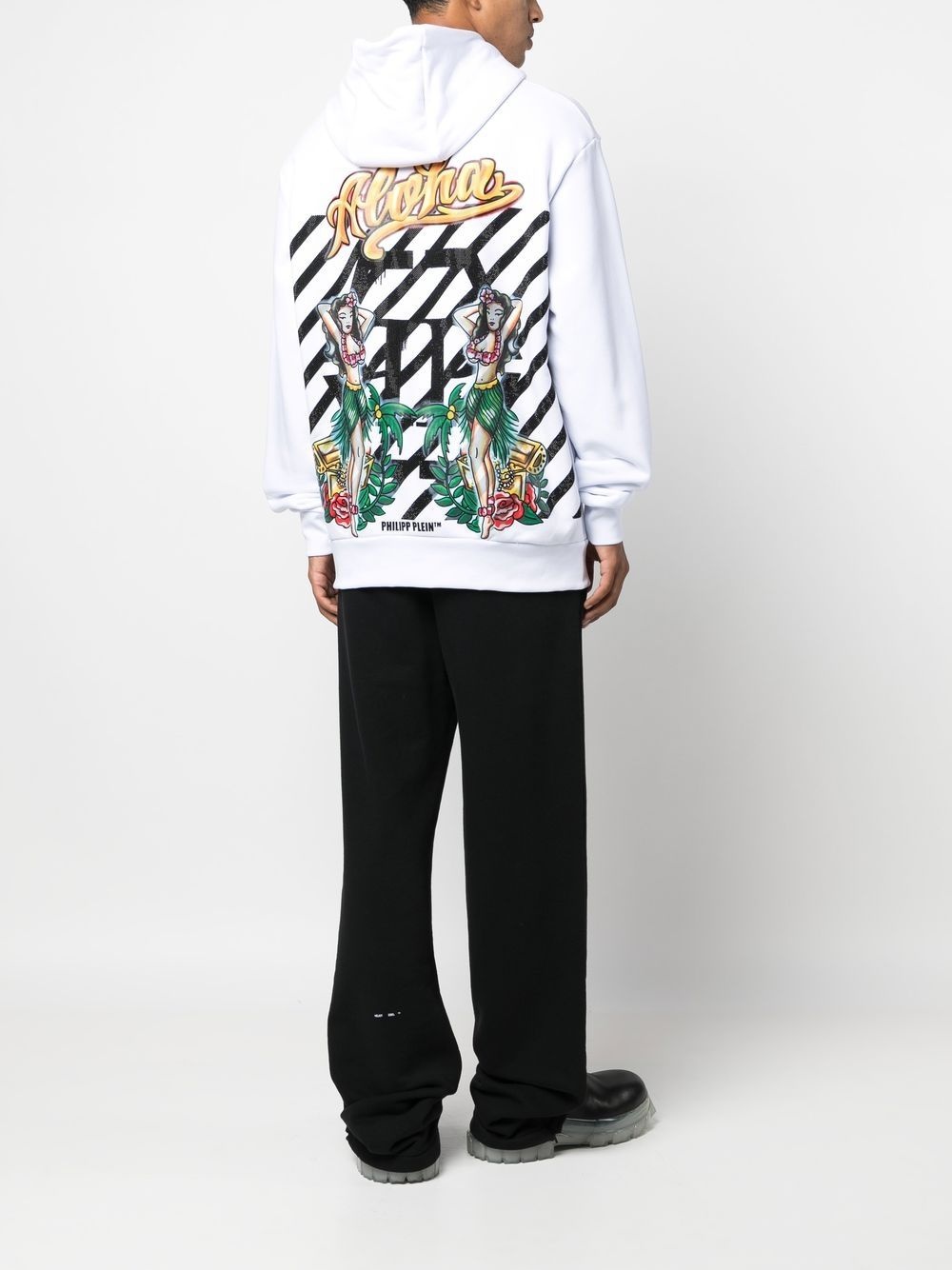 Hawaii-print hoodie - 2