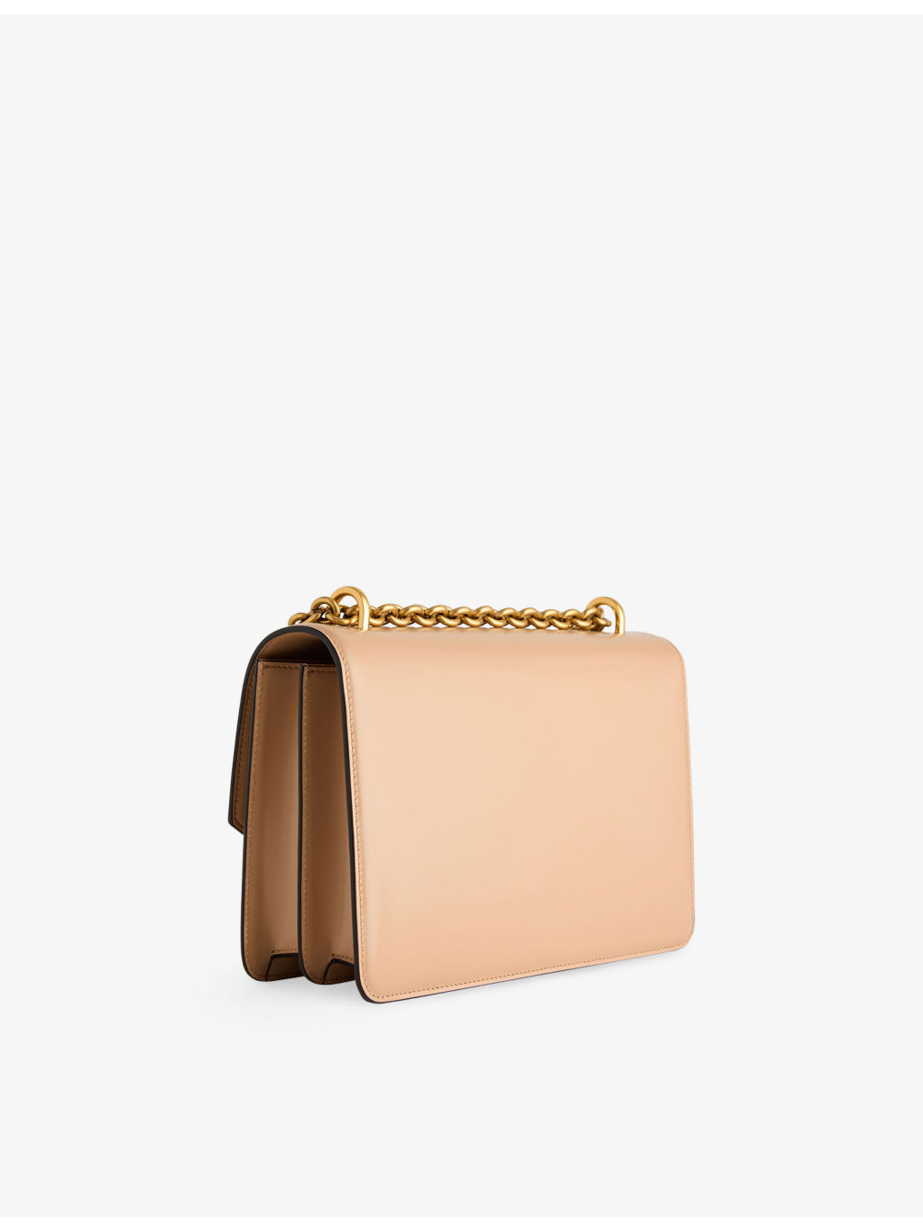 Logo-Hardware Two-Compartment Leather Shoulder Bag - 5