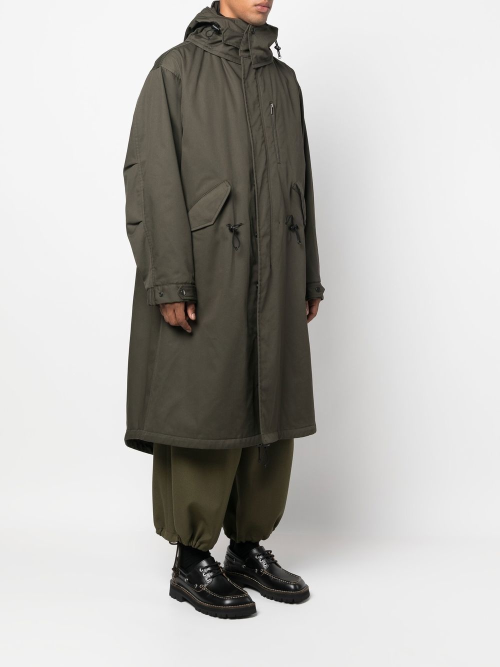 long-length hooded parka - 3