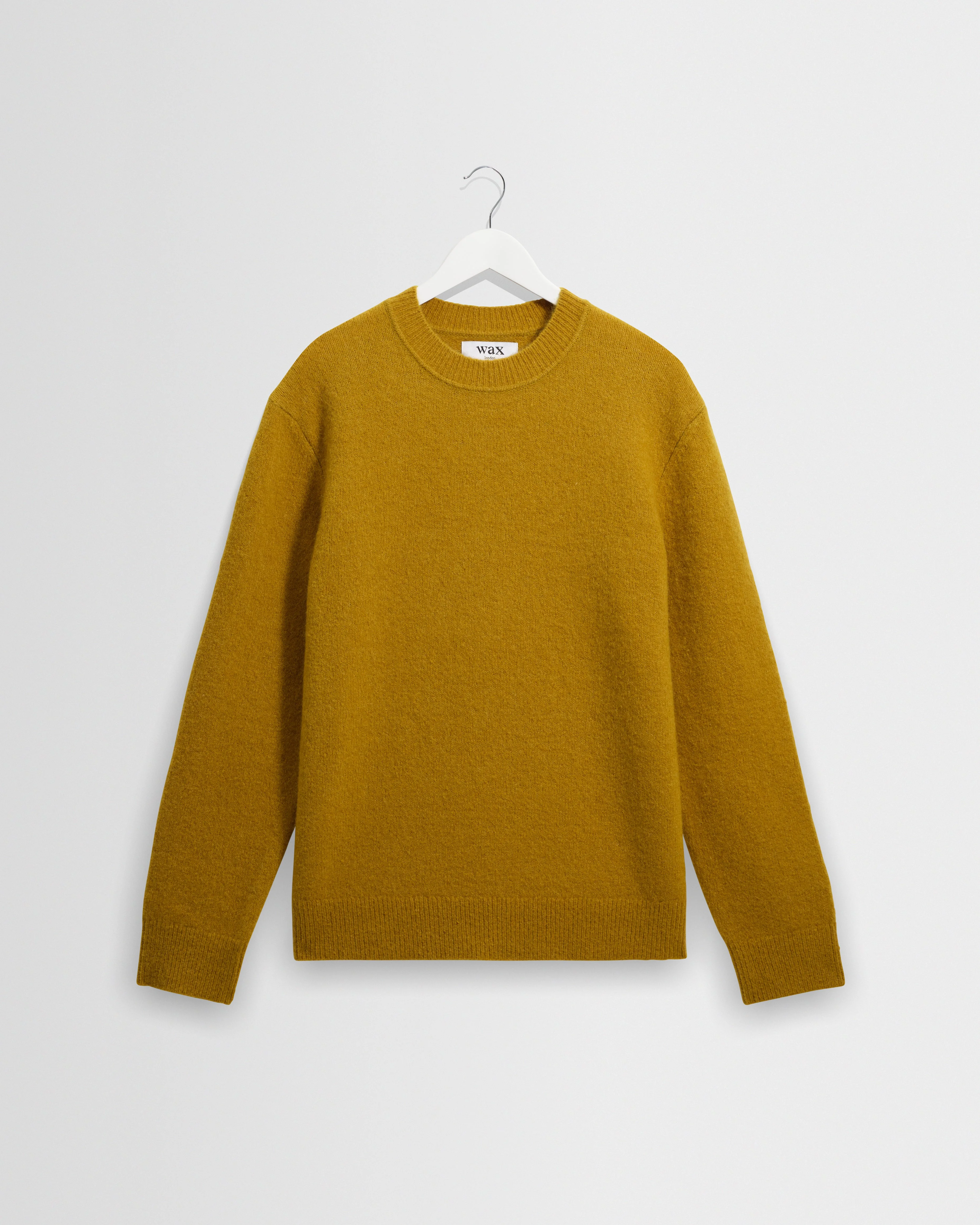 Wilde - Olive Fluffy Wool Crewneck - 1