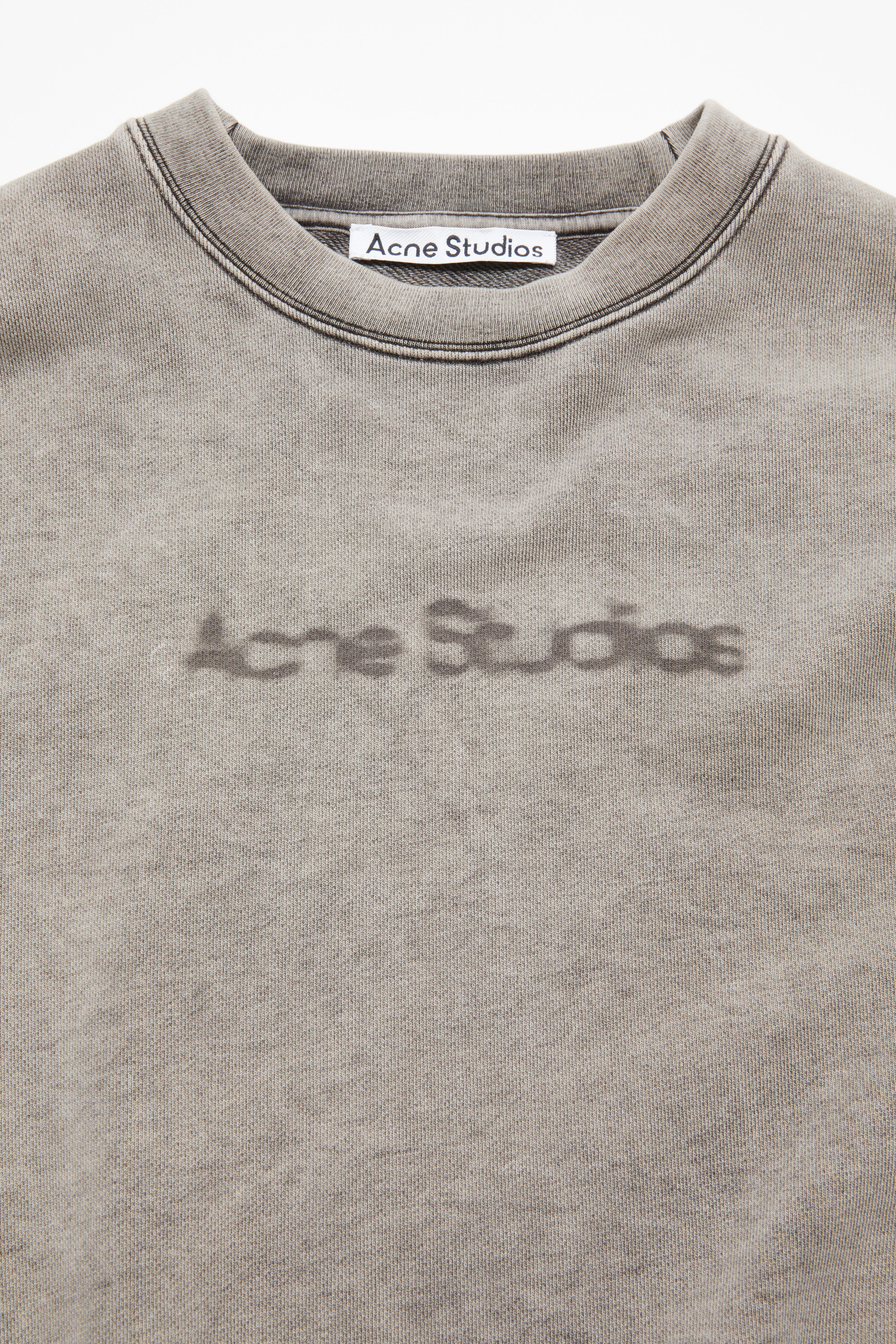 Blurred logo sweater - Faded Grey - 4