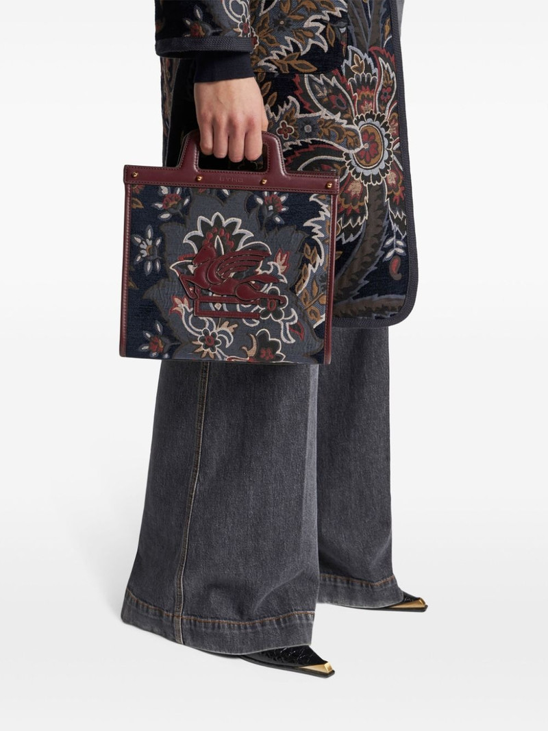 Etro medium jacquard Love Trotter bag outlook