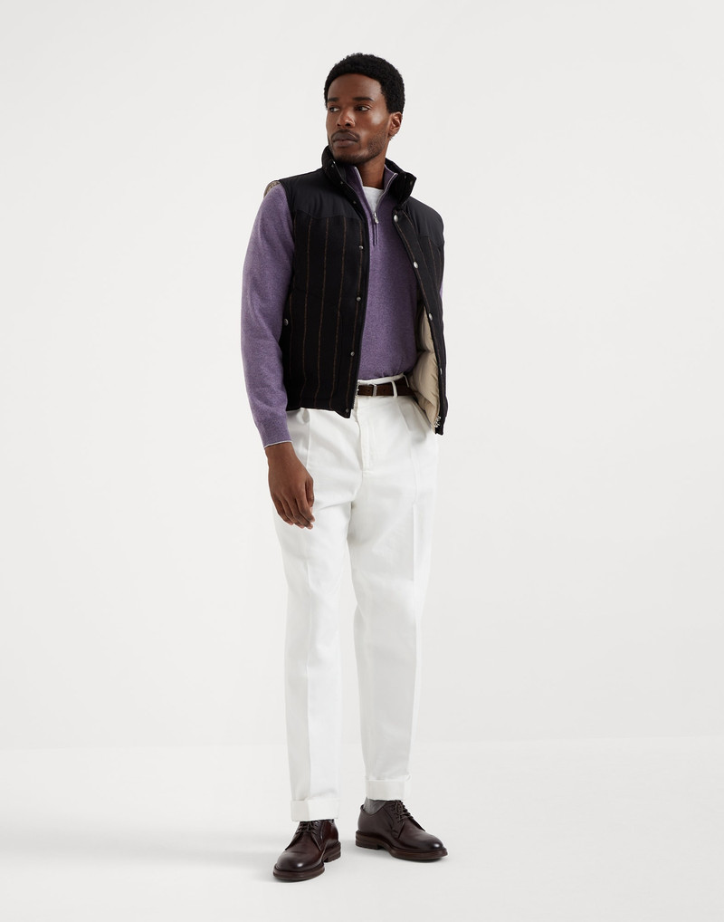 Cashmere turtleneck 스웨터와 지퍼 5
