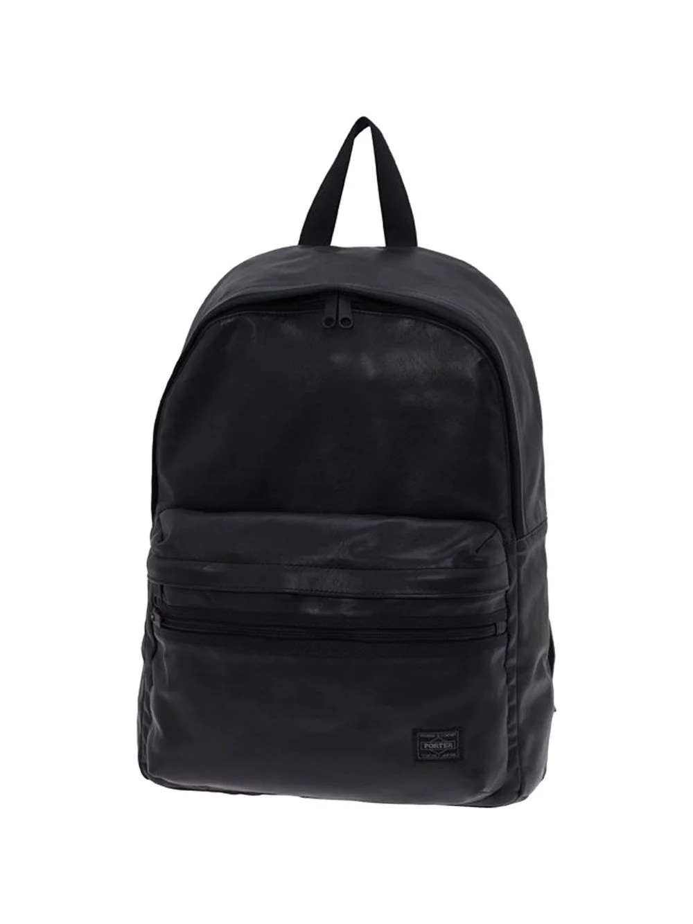 ZIP LEATHER BACKPACK - 1