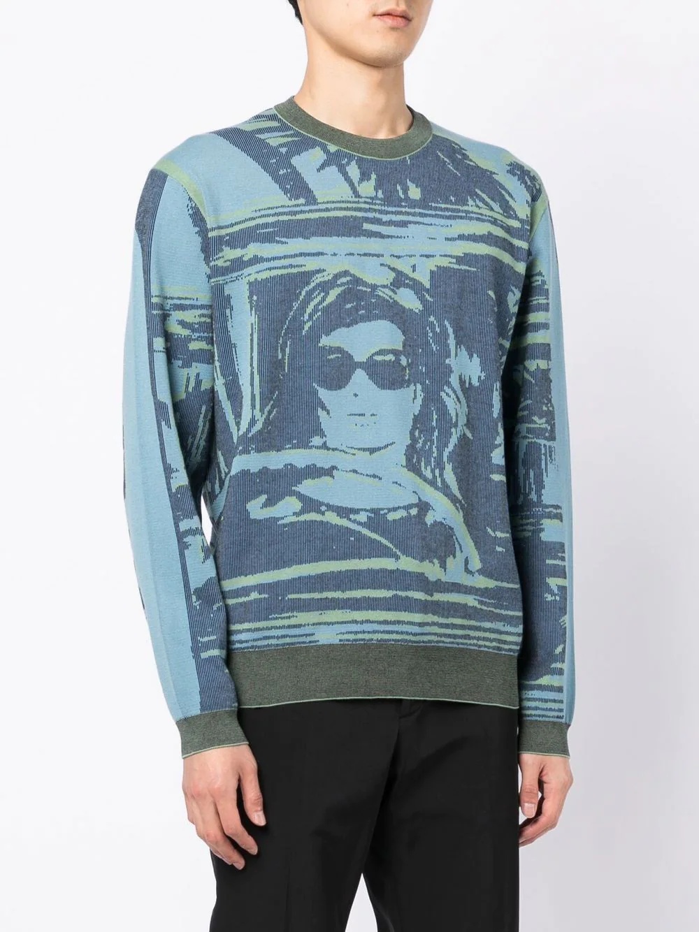 Getaway graphic-jacquard jumper - 3