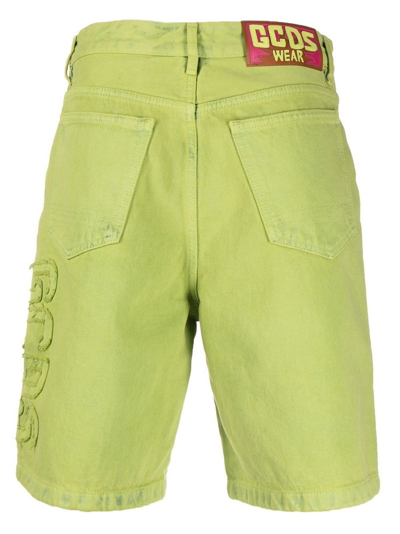 GCDS logo-patch cargo shorts outlook