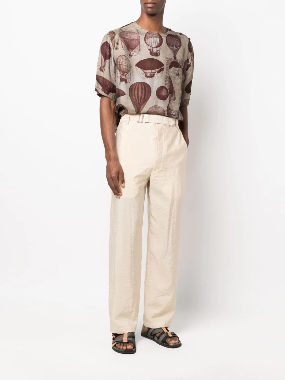 straight-leg tailored trousers - 2