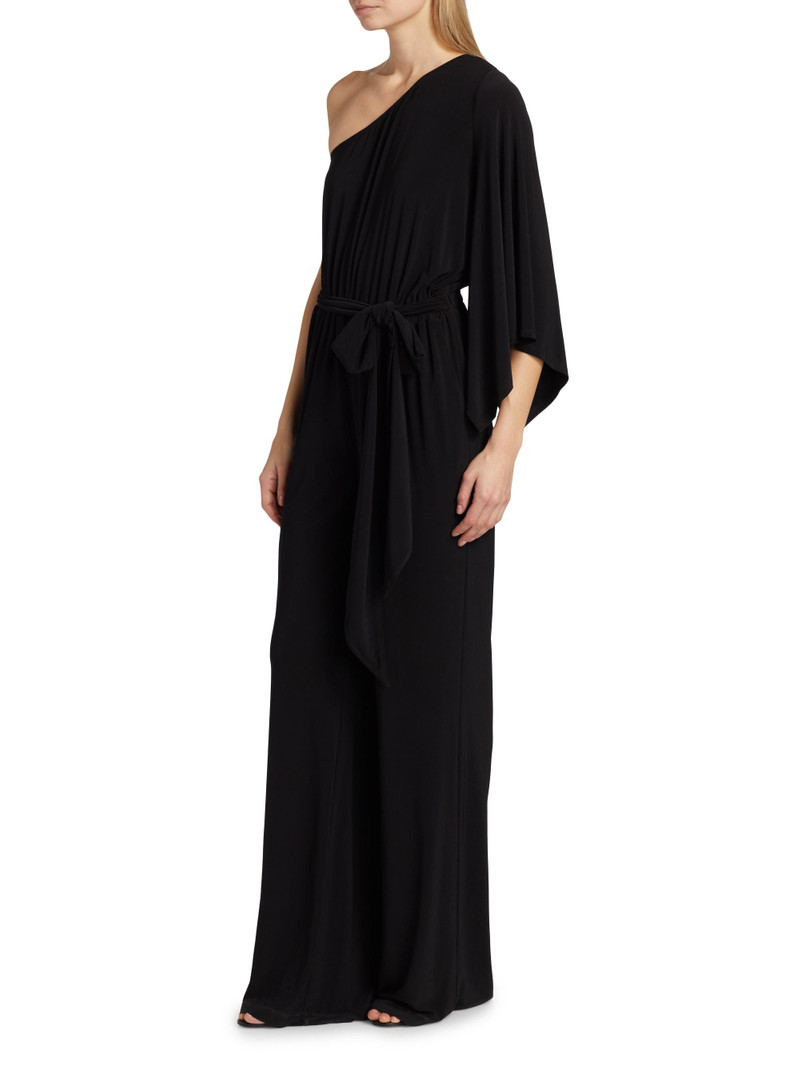 Women's Miranda One-Shoulder Jumpsuit - Black 3