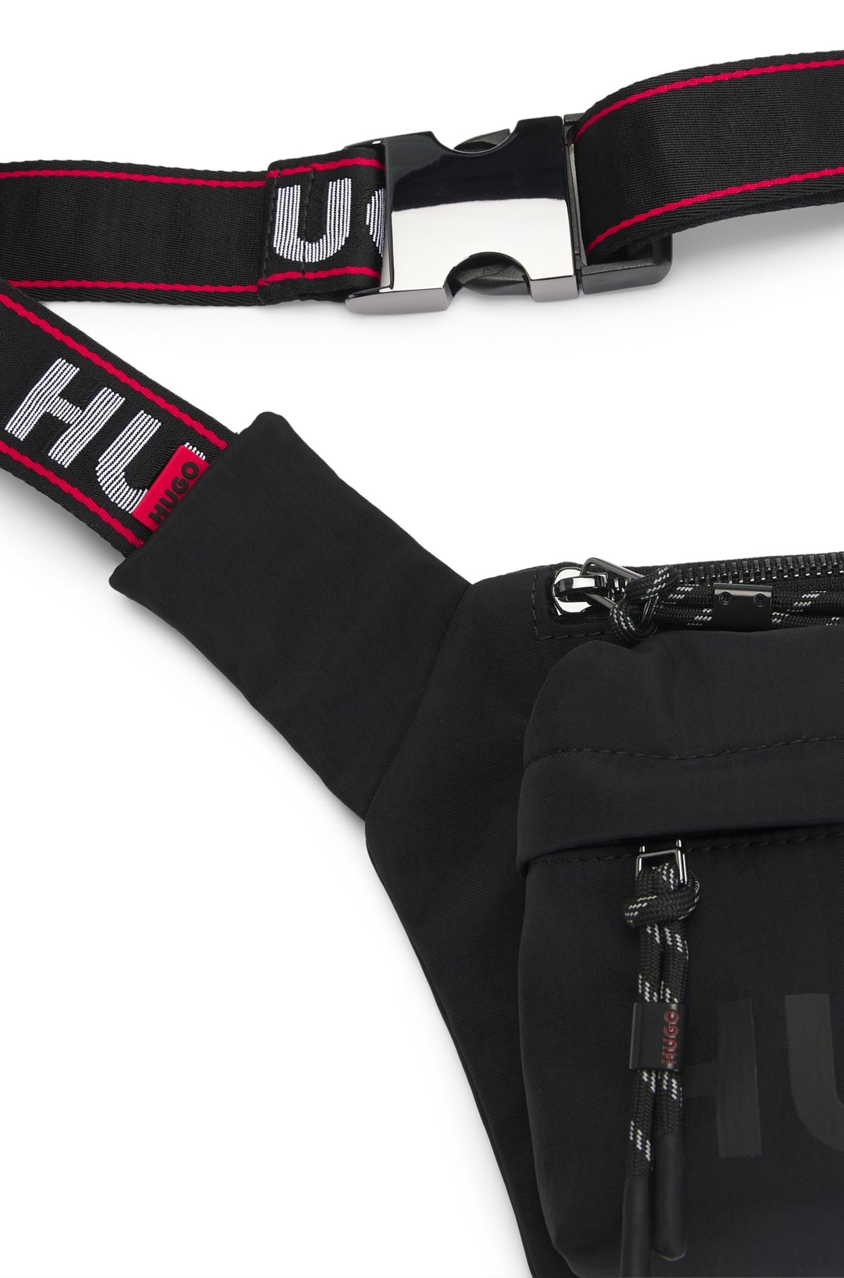 BELT BAG WITH LOGO AND BRANDED STRAP - 5
