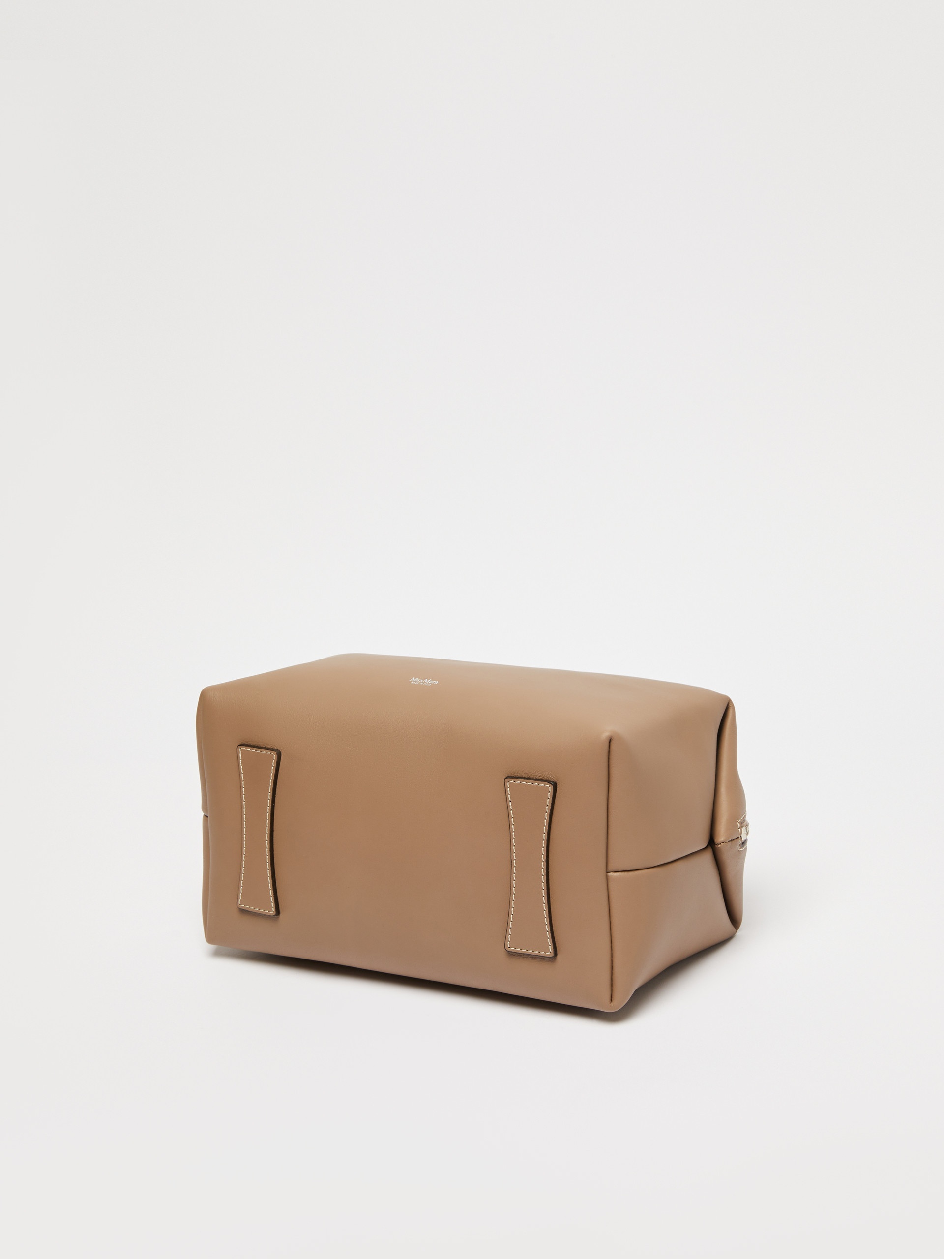 HOLDALLM Medium natural leather bowler bag - 6