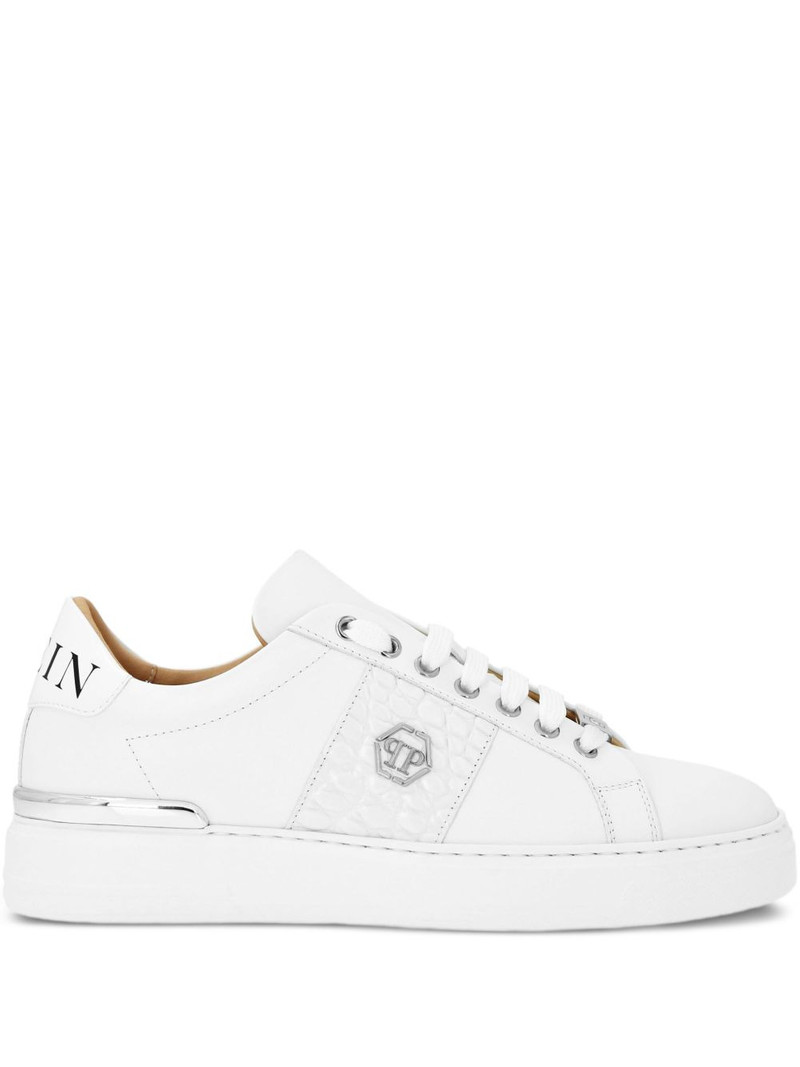 leather-panel sneakers 1