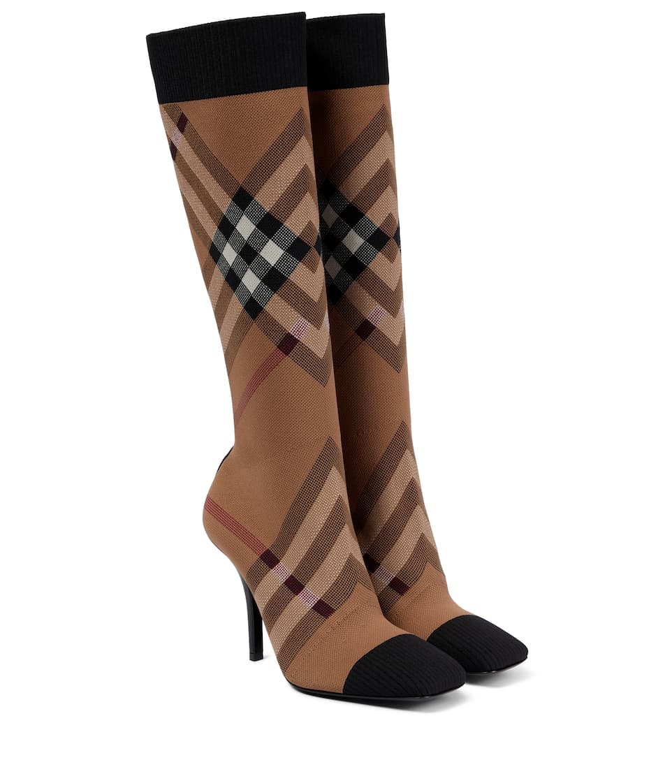 Vintage Check 105 sock boots - 1