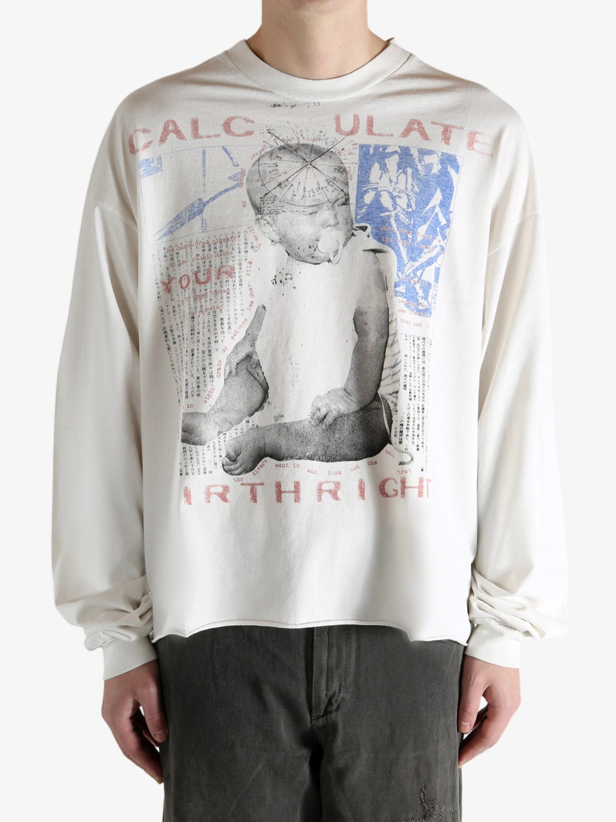 ENFANTS RICHES DEPRIMES - Men Calculate Your Birthright Ls T-Shirt - 1