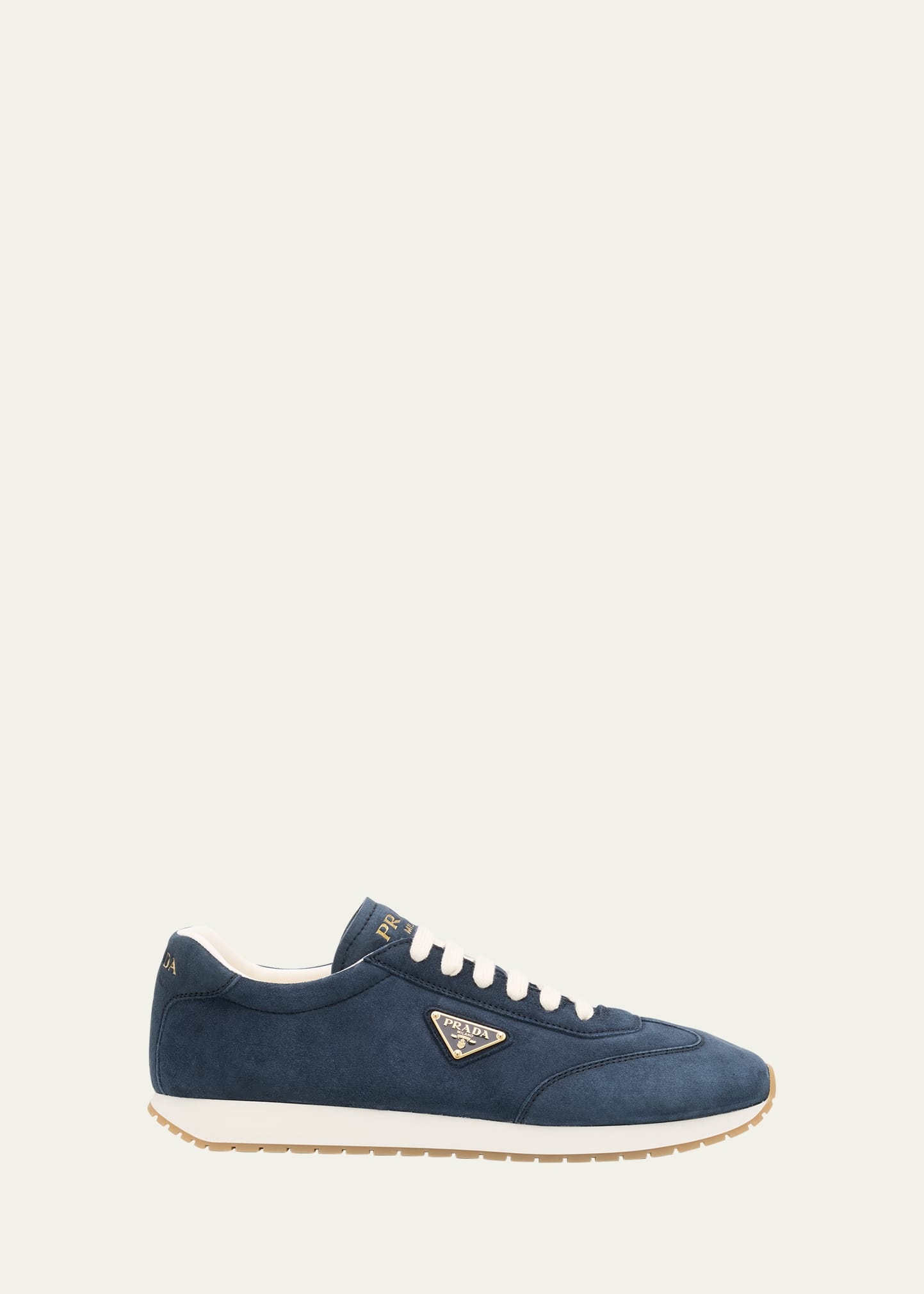 Men's Rank Suede T-Toe Retro Runner Sneakers - 1